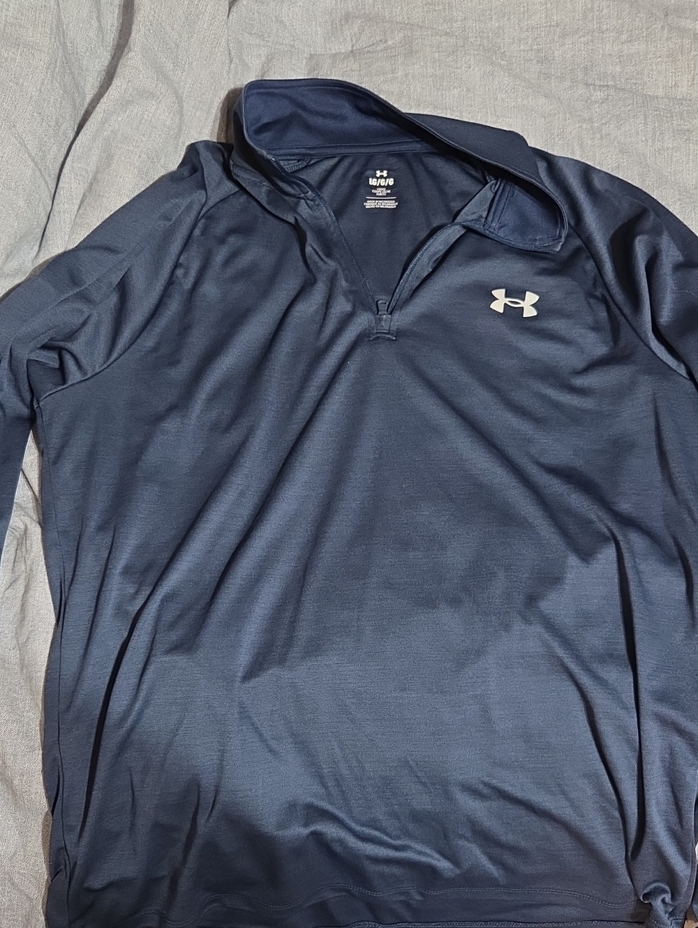 Under Armour Men’s Navy Quarter-Zip Performance Shirt
